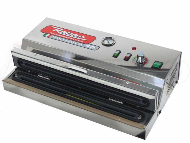 Reber PROFESSIONAL 40 - 9714 N - Machine sous vide professionnel - Barre de soudure 43 cm