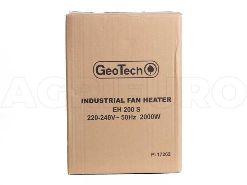 GeoTech EH 200 S - G&eacute;n&eacute;rateur d'air chaud &eacute;lectrique avec ventilateur - monophas&eacute;
