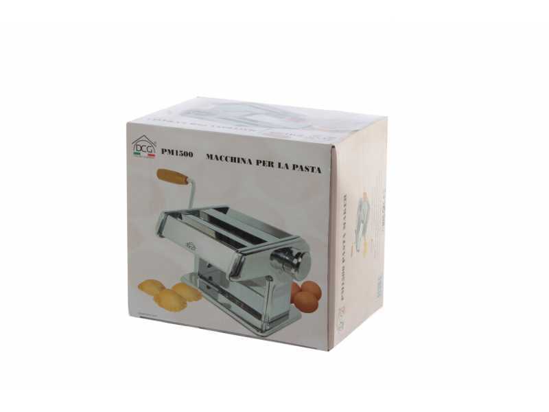 DCG Eltronic PM1500 - Laminoir - Machine &agrave; p&acirc;tes manuelle en INOX