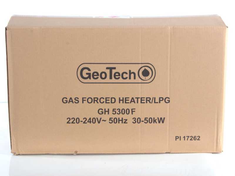G&eacute;n&eacute;rateur d'air chaud &agrave; gaz GeoTech GH 5300 F - d&eacute;marrage pi&eacute;zo&eacute;lectrique manuel