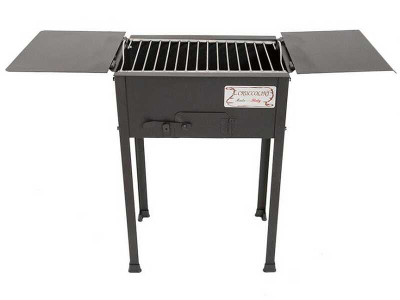Cruccolini ELBA - Barbecue &agrave; bois et charbon en fer artisanal
