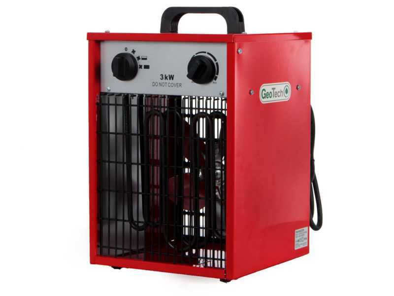 GeoTech EH 300 S - G&eacute;n&eacute;rateur d'air chaud &eacute;lectrique avec ventilateur - monophas&eacute;