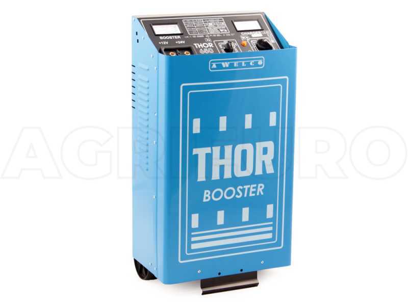 Awelco THOR 650 Booster - Chargeur de batterie/d&eacute;marreur - sur chariot - monophas&eacute; - batteries 24-12V