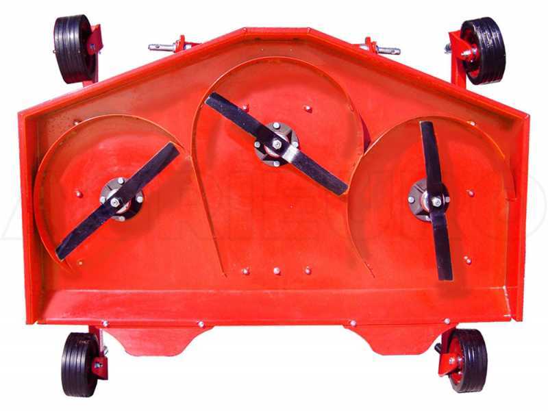Premium Line TMM 150 - Plateau de coupe pour tracteur &ndash; 3 rotors &agrave; 1 lame
