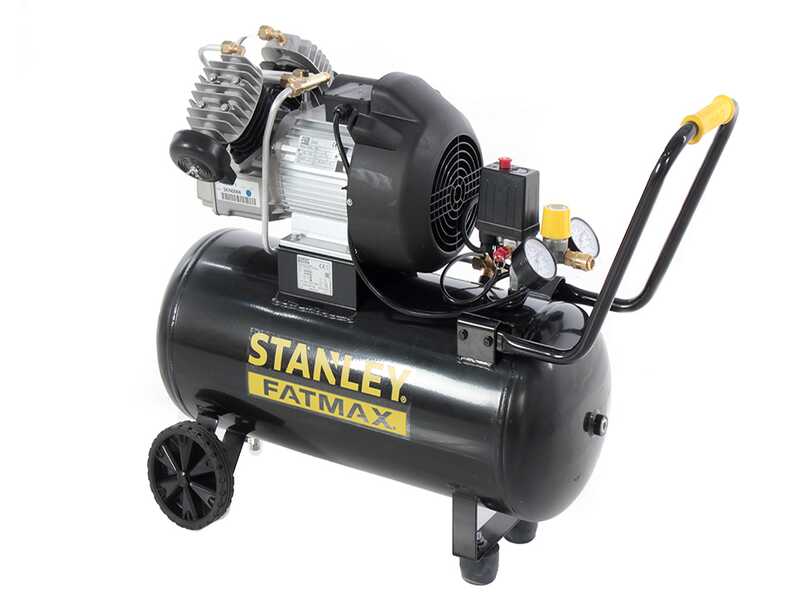 Stanley Fatmax DV2 400/10/50 - Compresseur d'air &eacute;lectrique sur chariot - moteur 3 CV - 50 L