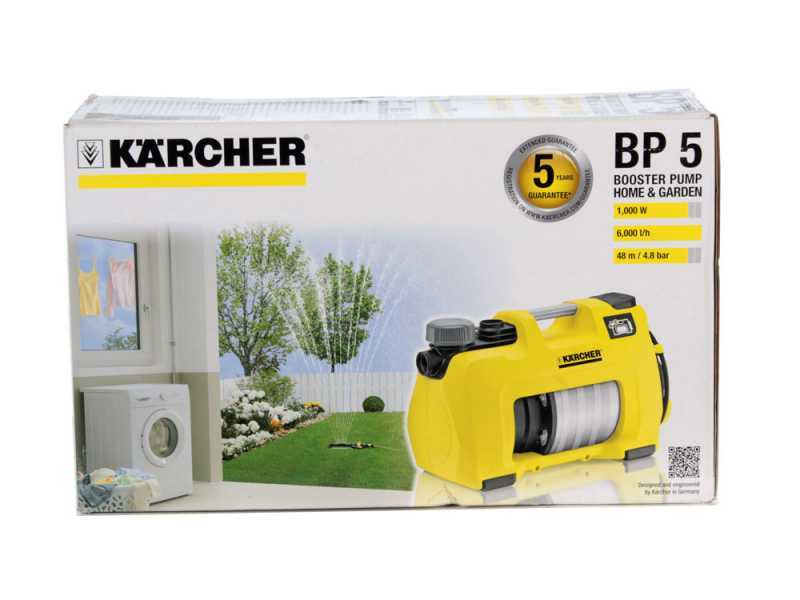 Pompe &eacute;lectrique d'arrosage Karcher BP 5 Home &amp; Garden - moteur 1000 W