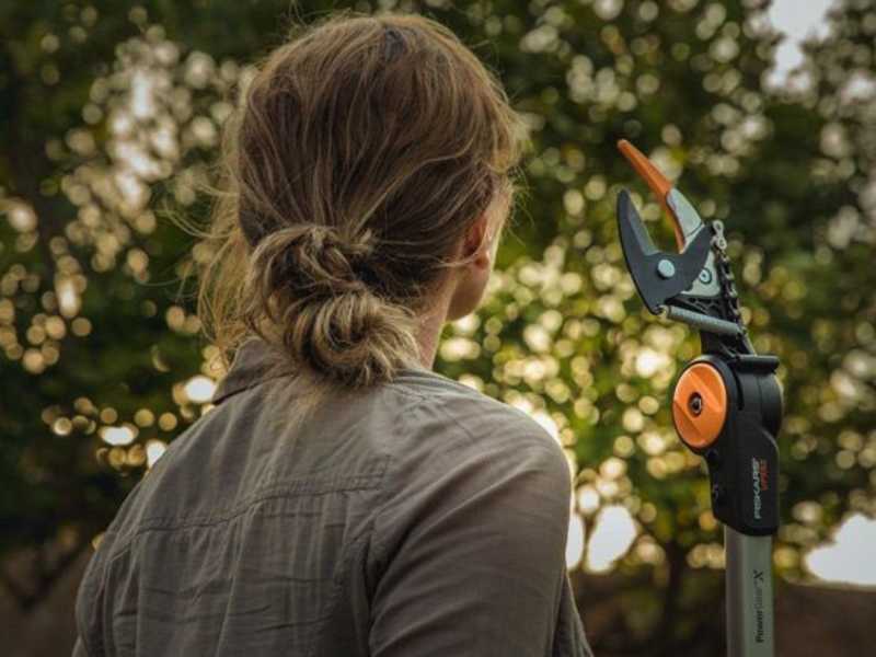 Fiskars UPX82 - Coupe-branches professionnel - perche fixe de 158&nbsp;cm - &Oslash;&nbsp;32&nbsp;mm - &eacute;chenilloir