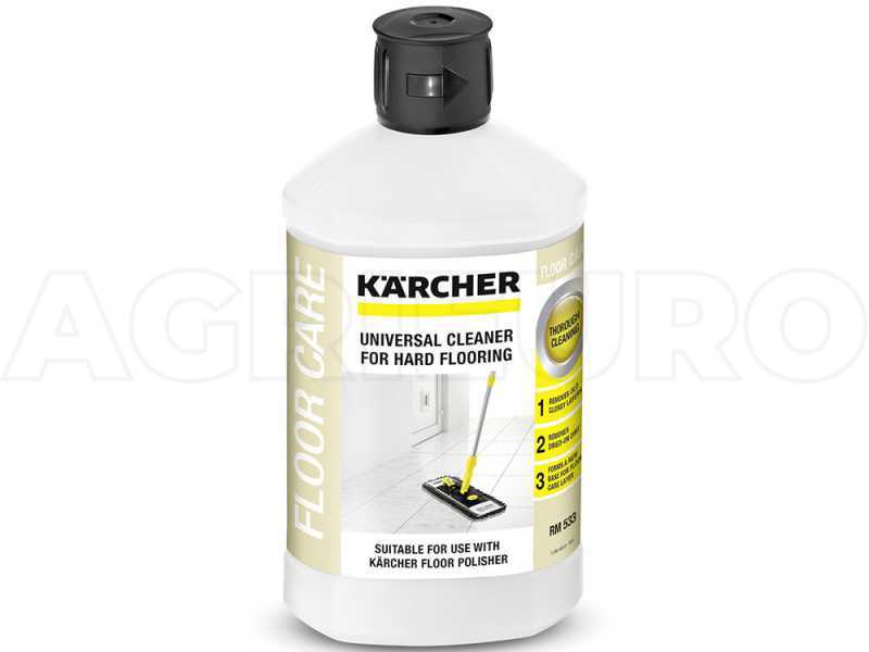 D&eacute;tergent de base pour sols en pierre, linol&eacute;um PVC RM533 - pour FP 303 K&auml;rcher