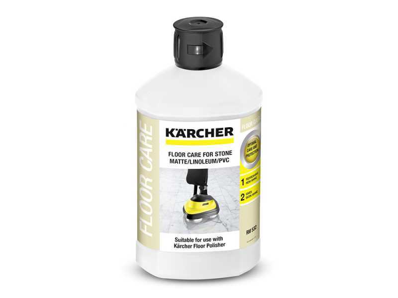 Cire pour sols en pierre, linol&eacute;um PVC RM532 - pour FP 303 Karcher