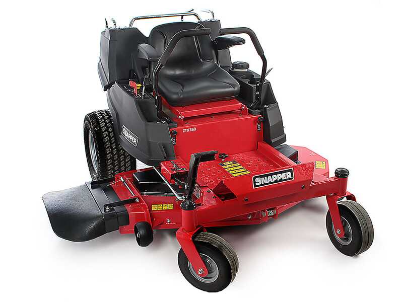 Snapper ZTX350 - Tondeuse autoport&eacute;e professionnelle &agrave; rayon de braquage z&eacute;ro  - &eacute;jection lat&eacute;rale