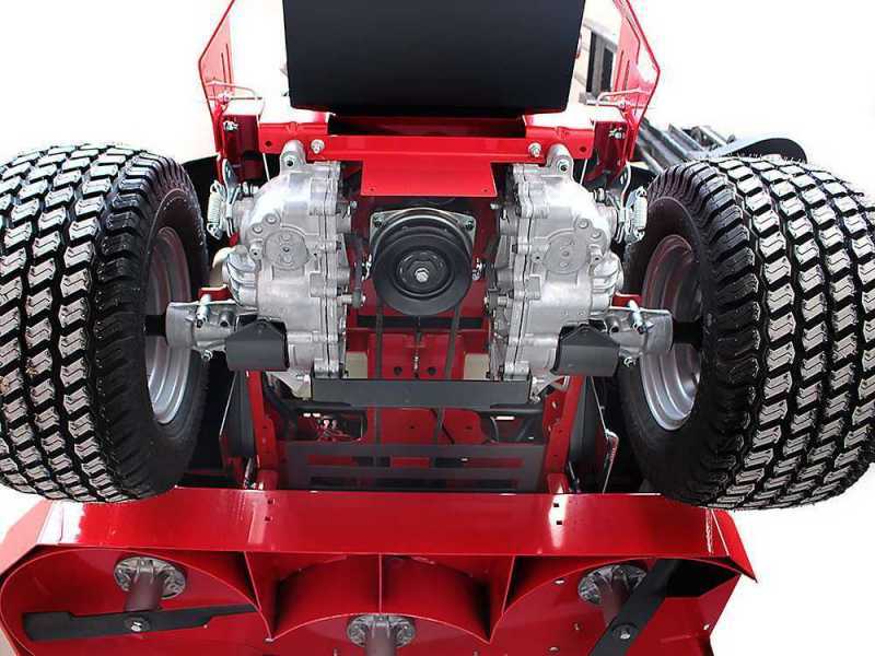 Tondeuse autoport&eacute;e professionnelle &agrave; rayon de braquage z&eacute;ro Snapper ZTX350 - &eacute;jection lat&eacute;rale
