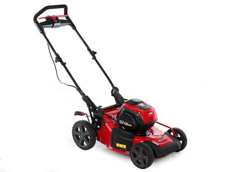 Tondeuse &eacute;lectrique &agrave; batterie Snapper SXD19PWM82K, 46cm - tondeuse manuelle 4 en 1