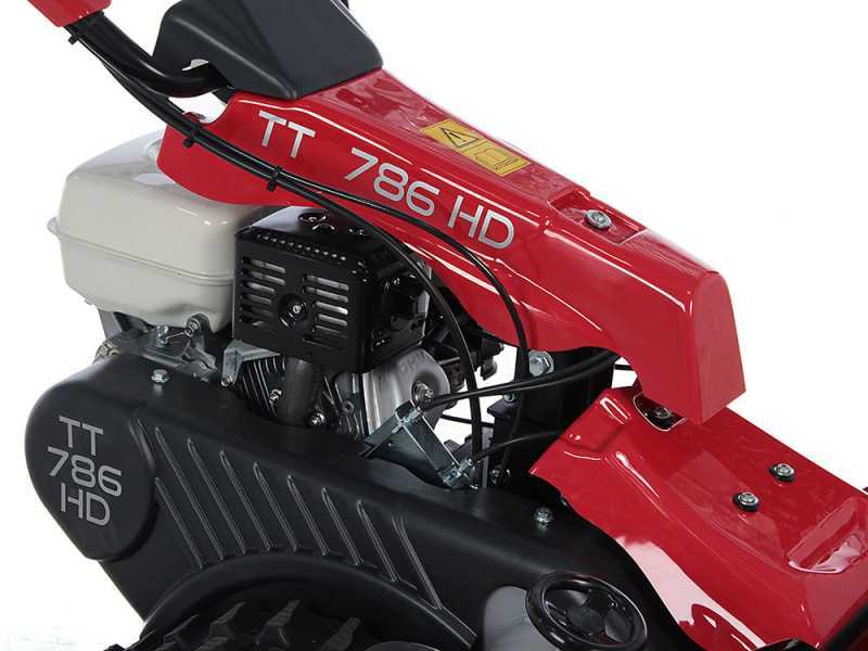 Ginko-MGM TT 786 HD - Tondeuse d&eacute;broussailleuse professionnelle &agrave; couteaux - Sur chenilles - Honda GX270