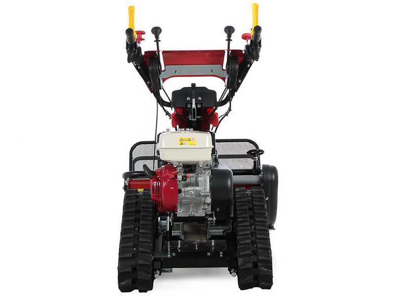 Ginko-MGM TT 786 HD - Tondeuse d&eacute;broussailleuse professionnelle &agrave; couteaux - Sur chenilles - Honda GX270