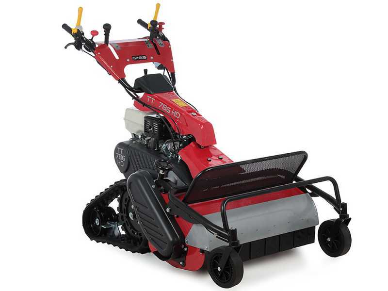 Ginko-MGM TT 786 HD - Tondeuse d&eacute;broussailleuse professionnelle &agrave; couteaux - Sur chenilles - Honda GX270