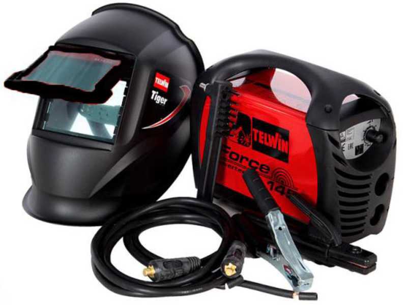 Telwin Telwin Force 145 Poste a Soudé Inverter à Electrode Soudage Mma Pince Masse 