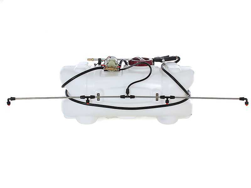 GeoTech CZ100C - Cuve de pulv&eacute;risation pour tracteur tondeuse - Pompe 12V - 100L