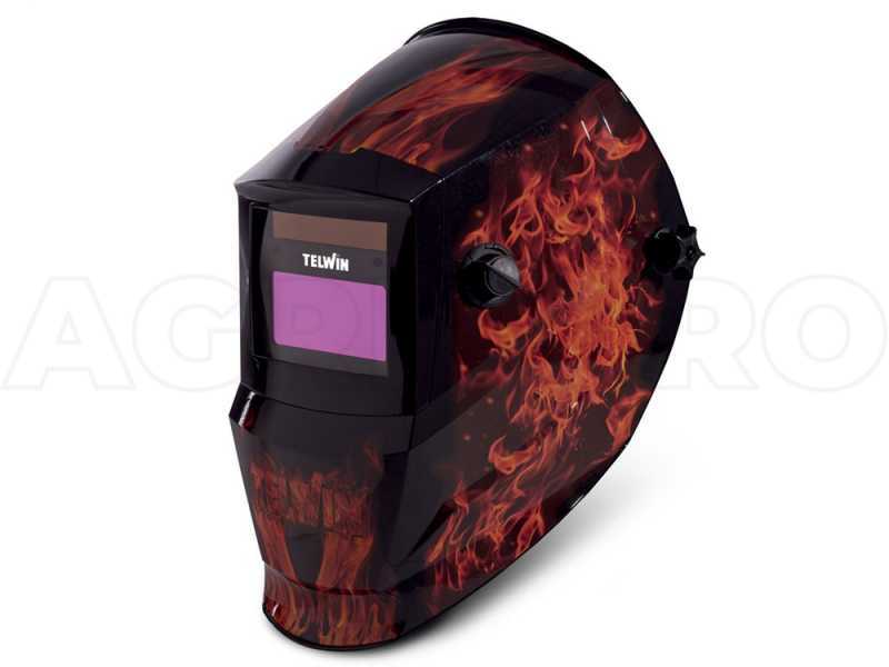 Masque de soudure professionnel Telwin Stream Flame - MMA, TIG, MIG