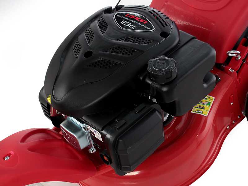 GeoTech Pro S42-3 BMSWG - Tondeuse &agrave; gazon thermique autotract&eacute;e - Monoroue pivotante 