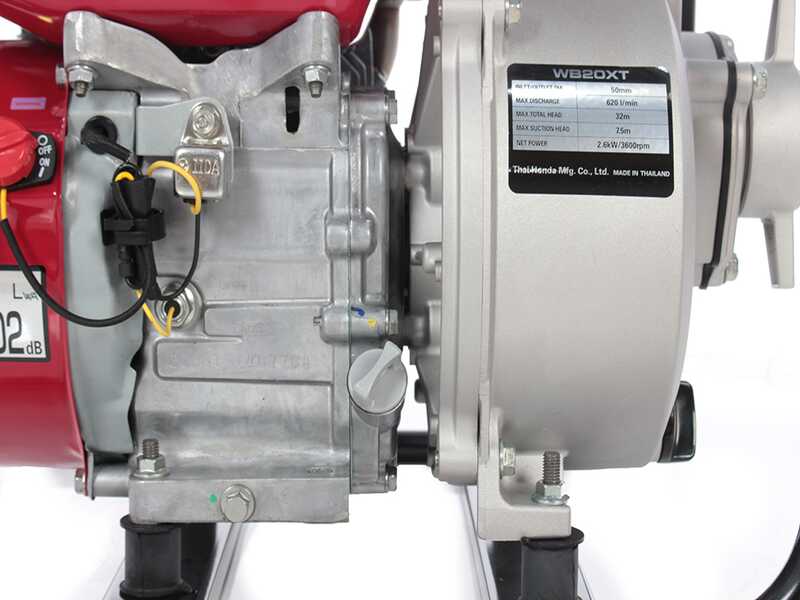 Honda WB20XT - Motopompe thermique auto-amor&ccedil;ante - Raccords 50 mm