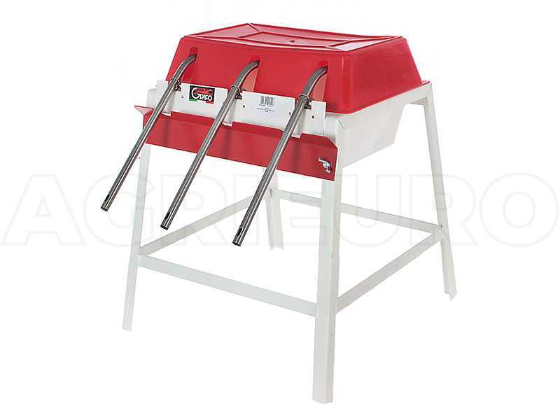 Grifo 3 robinets - Remplisseuse manuelle avec becs inox et réservoir en plastique