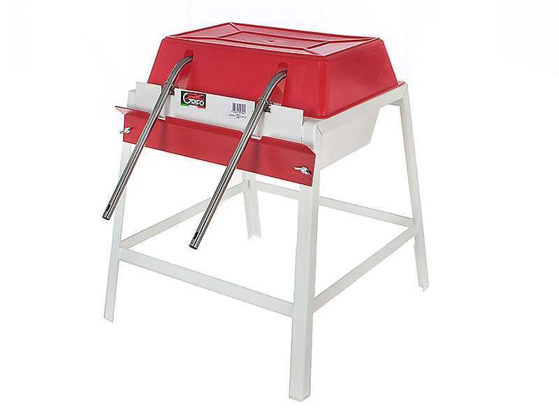 Grifo &agrave; 2 robinets - Remplisseuse manuelle avec becs inox et r&eacute;servoir en plastique