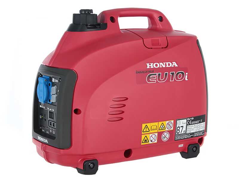 Honda EU10i - Groupe &eacute;lectrog&egrave;ne silencieux portable &agrave; onduleur 1 kW - Continu 0,9 kW Monophas&eacute;