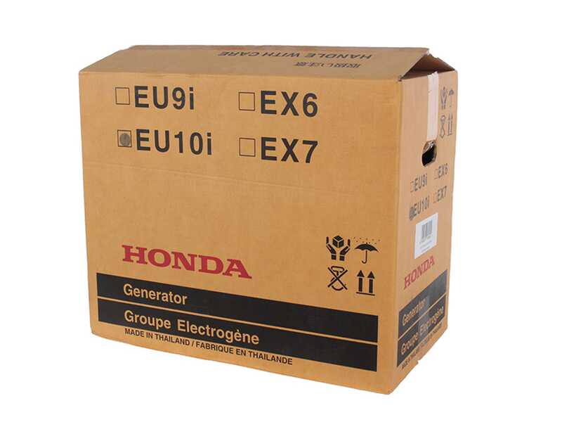 Honda EU10i - Groupe &eacute;lectrog&egrave;ne silencieux portable &agrave; onduleur 1 kW - Continu 0,9 kW Monophas&eacute;