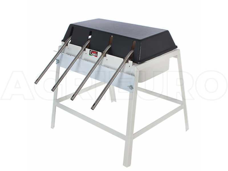 Grifo 4 robinets - Remplisseuse manuelle avec becs inoxydable et réservoir en plastique