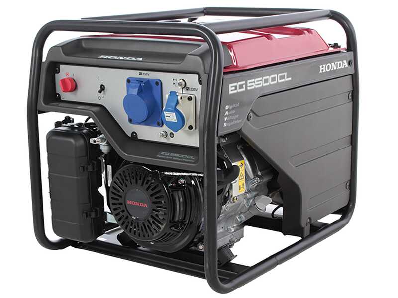 Honda EG 5500 CL - Groupe &eacute;lectrog&egrave;ne avec AVR 5.5 kW - Continu 5 kW Monophas&eacute;
