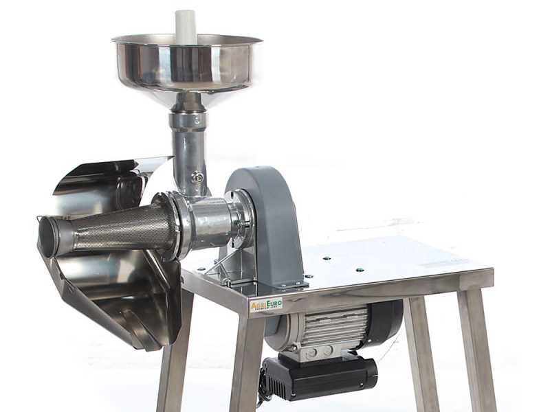 &Eacute;p&eacute;pineuse avec table AE-SM5 - 1 CV INOX avec moteur &eacute;lectrique - 600 W -- 1Hp