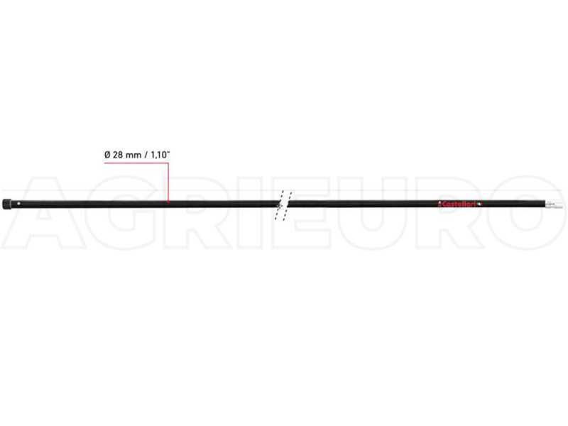 Perche pneumatique de rallonge en carbone APF 28 100 PE CARBON - fixe 100 cm