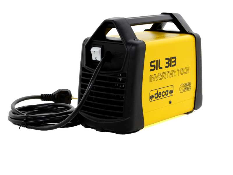 Poste &agrave; souder inverter MMA Deca SIL 313 - 130 A - 230V - accessoires + masque WM23