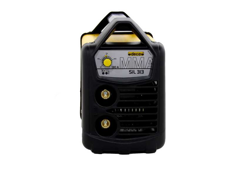 Poste &agrave; souder inverter MMA Deca SIL 313 - 130 A - 230V - accessoires + masque WM23
