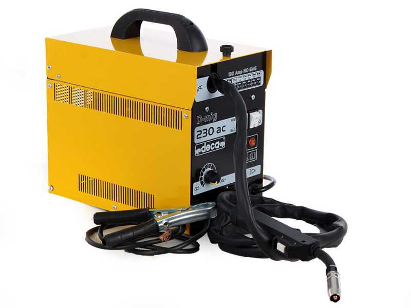 Poste &agrave; souder &agrave; fil continu Deca D-MIG 230 AC SANS GAZ - 130 A - 230V - fil fourr&eacute;