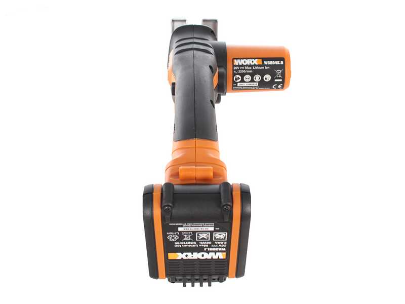 Worx WG894E - Scie alternative &agrave; batterie Li-ion 20V 2Ah