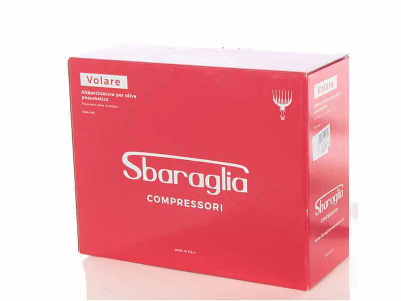 Sbaraglia Volare - Peigne vibreur pneumatique modifiable, secoueur &agrave; air comprim&eacute;