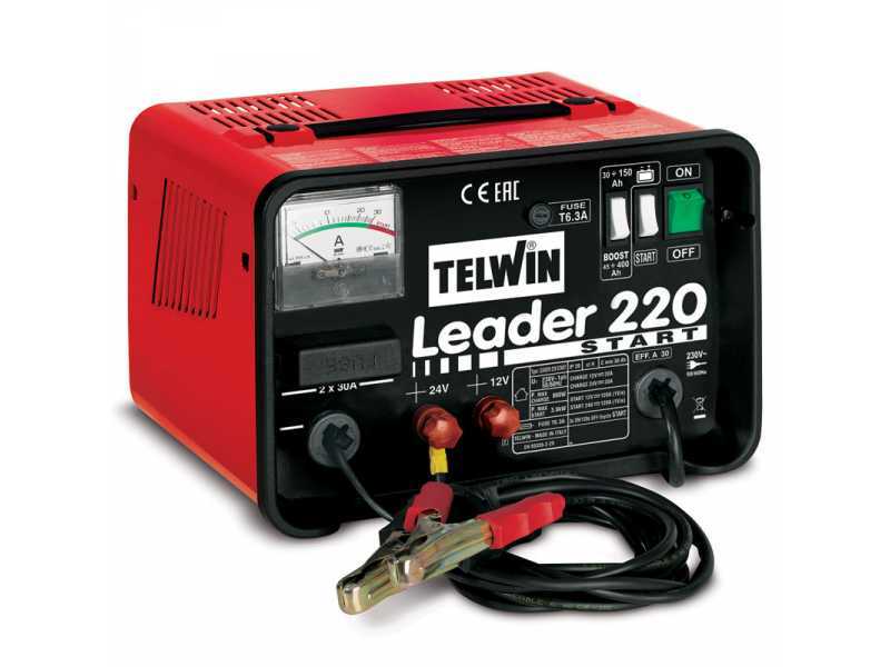Chargeur de batterie et démarreur Telwin Leader 220 - batteries  WET/START-STOP tension 12/24V