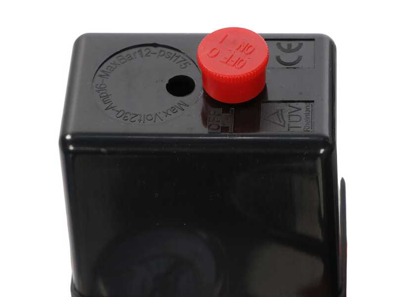 GeoTech S-AC50V-8-10 - Compresseur d'air &eacute;lectrique oilless - Moteur 1 CV - 50 L Vertical Silencieux