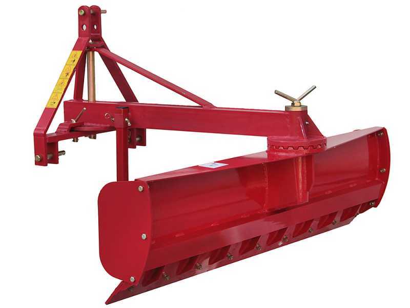 Niveleuse pour tracteur GeoTech DL200 &agrave; rotation lame 360&deg; et Bras orientable