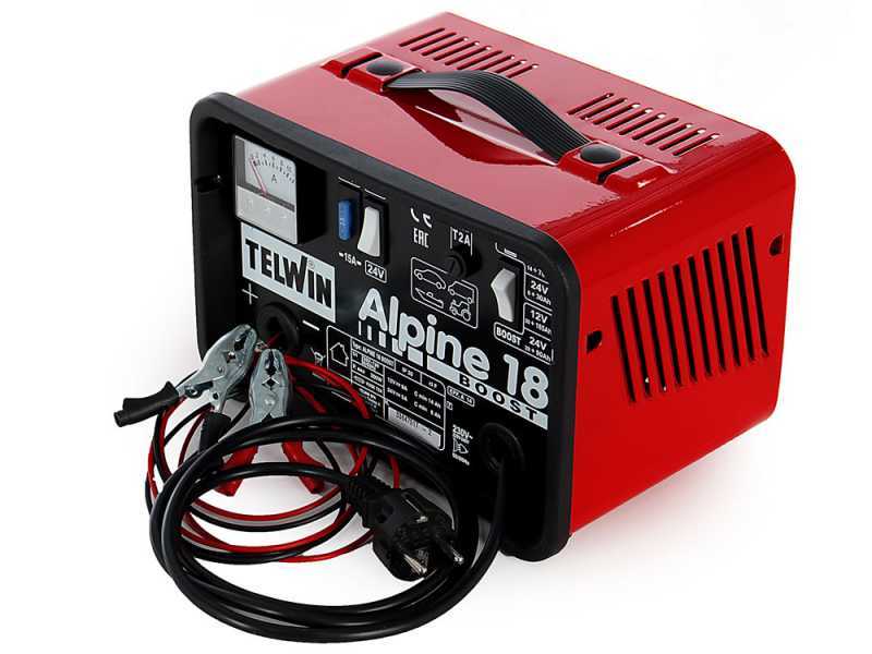 Telwin Alpine 18 Boost - Chargeur de batterie - batteries humides d'une tension de 12/24V - monophas&eacute;