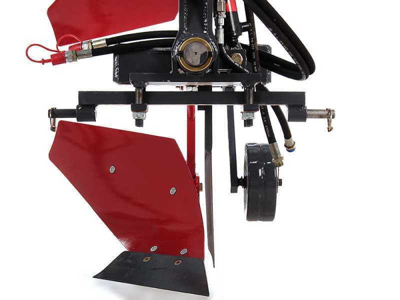 GeoTech DKH &ndash; Charrue r&eacute;versible hydraulique &agrave; versoir &ndash; Pour tracteurs avec attelage &agrave; trois points