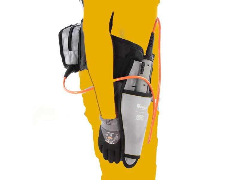 S&eacute;cateur &eacute;lectrique de taille Volpi Kamikaze KV700, batterie Li-ion 4,4 Ah - Diam&egrave;tre de coupe 40 mm
