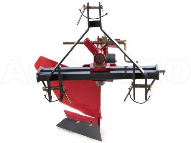 Geotech DP35 - Charrue mono-soc - R&eacute;glage lat&eacute;ral manuel par vis - Pour tracteurs avec attelage &agrave; trois points