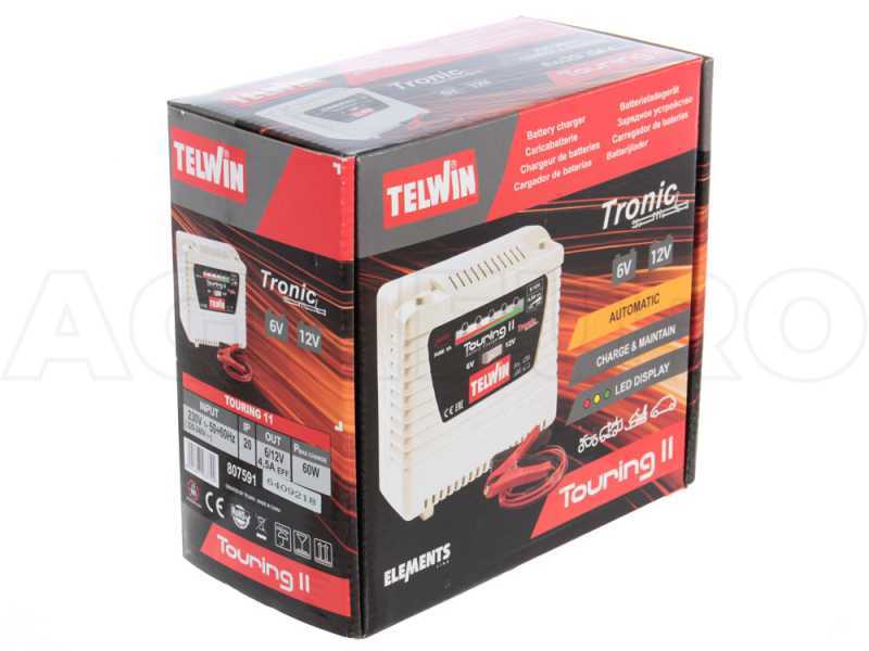 Telwin Touring 11 - Chargeur de batterie - batteries de 6 et 12 V - signalisation LED de la charge