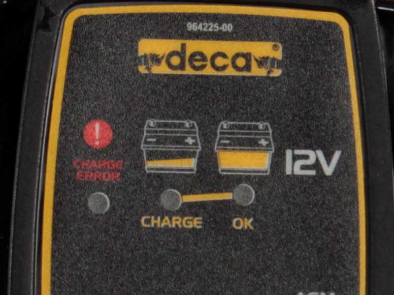 Chargeur de batterie automatique Deca SM C36 - 12V - batteries voitures et mots jusqu'&agrave; 75A