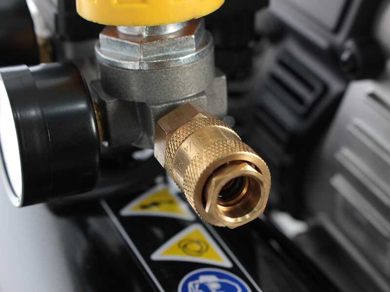 Compresseur &eacute;lectrique portatif Stanley Vento rollcage OL244/6 PCM moteur 1.5 HP - 24 L oilless