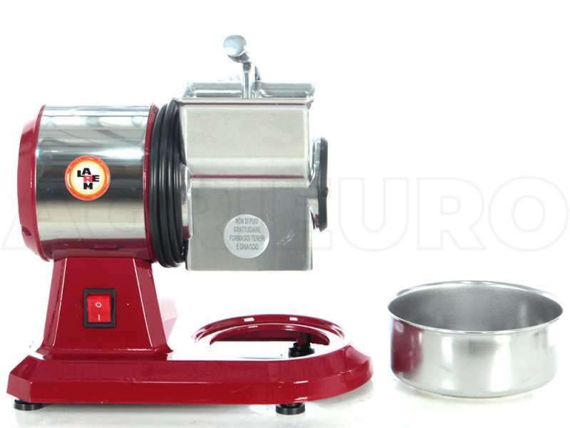 Agrieuro Top Line Basic Red Vintage - R&acirc;pe &eacute;lectrique de table - en aluminium moul&eacute; sous pression - 350W