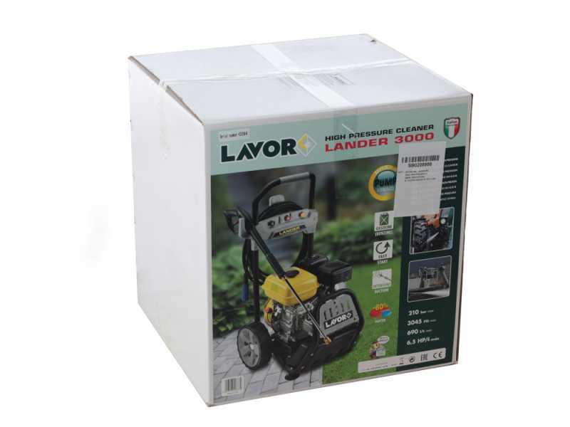 Nettoyeur haute pression thermique Lavor Lander 3000 avec moteur 196 cm3 &agrave; essence - 210 bars