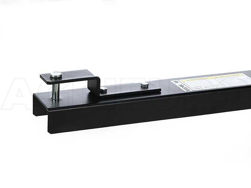 Remorque basculante pour tondeuse autoport&eacute;e en m&eacute;tal GeoTech TC3080D benne cm 97x76  (h 33 cm)